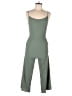 H&M Solid Green Jumpsuit Size 10 - photo 1
