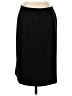 Kasper 100% Polyester Solid Black Formal Skirt Size 4 (petite) - photo 1