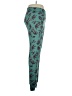Lularoe Print Teal Casual Pants Size 1X (Tall & Curvy) - photo 4