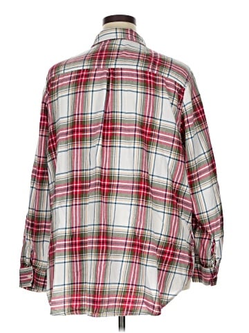 Faded Glory Long Sleeve Button-Down Shirt (view 2)