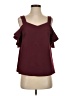 Alya Burgundy Sleeveless Blouse Size S - photo 1
