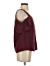 Alya Burgundy Sleeveless Blouse Size S - photo 4