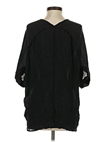 Emerson Thorpe 3/4 Sleeve Silk Top (view 2)