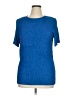 Cricket Lane Blue Short Sleeve Blouse Size 14 - photo 1