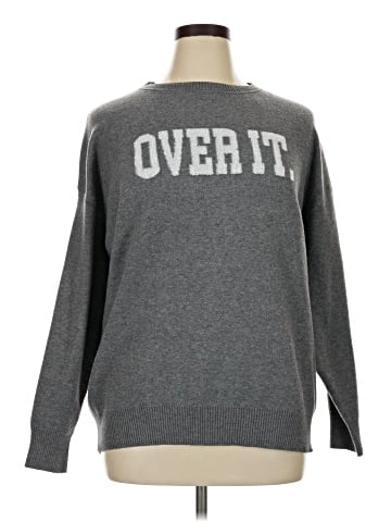 Pink Rose Pullover Sweater (view 1)