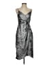 Worthington 100% Polyester Metallic Silver Cocktail Dress Size XS - photo 1
