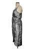 Worthington 100% Polyester Metallic Silver Cocktail Dress Size XS - photo 5