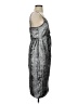 Worthington 100% Polyester Metallic Silver Cocktail Dress Size XS - photo 4