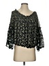 Free People 100% Polyester Green 3/4 Sleeve Blouse Size S - photo 1