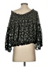 Free People 100% Polyester Green 3/4 Sleeve Blouse Size S - photo 2