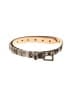 Brave Leather 100% Leather Ivory Brown Leather Belt Size M - photo 1