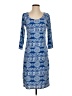 Unbranded Print Blue Casual Dress Size M (estimated) - photo 1