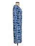 Unbranded Print Blue Casual Dress Size M (estimated) - photo 4