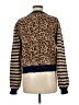 Shein 100% Polyester Animal Print Brown Cardigan Size 8 - 10 - photo 2