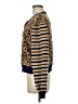 Shein 100% Polyester Animal Print Brown Cardigan Size 8 - 10 - photo 5