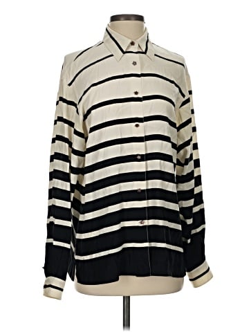 Dana B. & Karen Long Sleeve Silk Top (view 1)