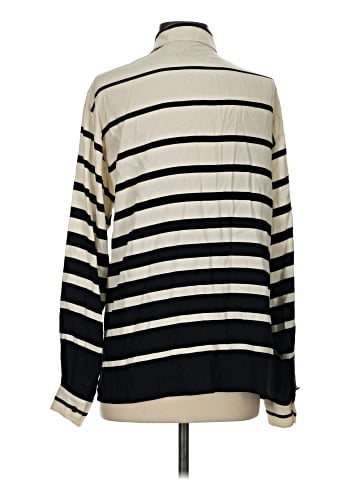 Dana B. & Karen Long Sleeve Silk Top (view 2)