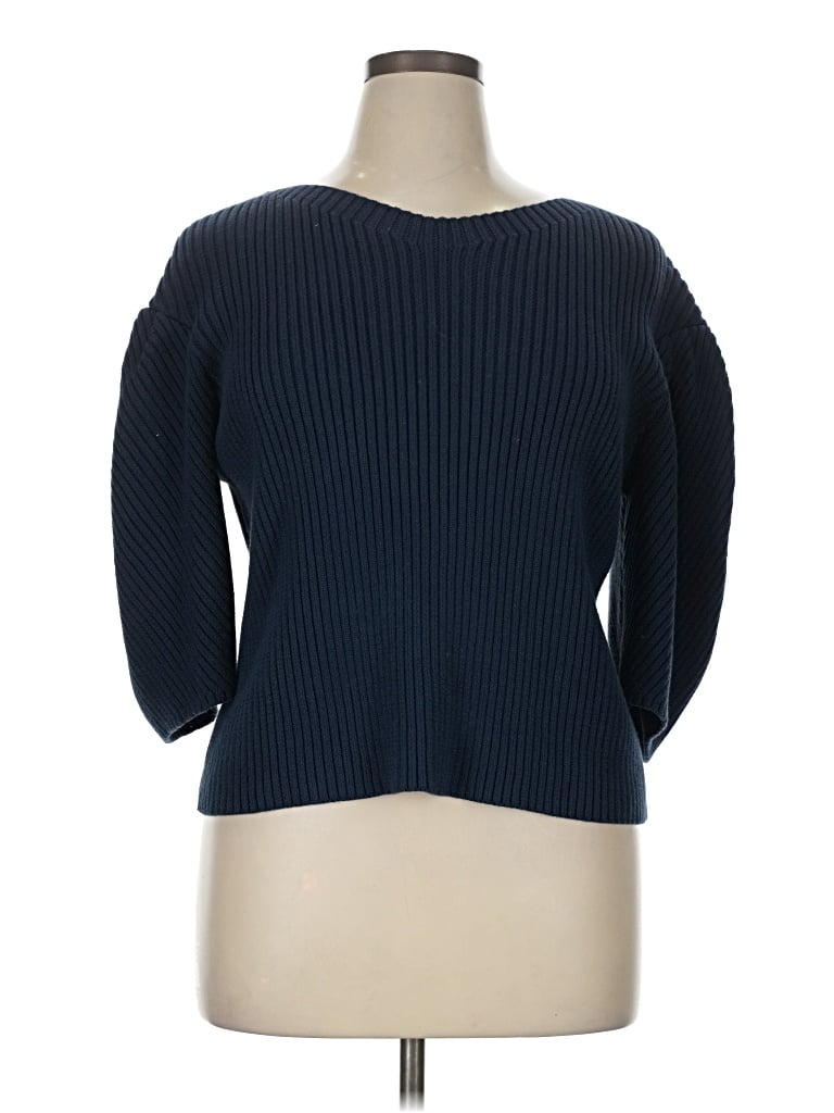 Pre-owned Mara Hoffman Pullover Sweater In Blue