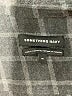 Something Navy 100% Viscose Plaid Gray 3/4 Sleeve Button-Down Shirt Size M - photo 7