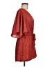 Jack by BB Dakota 100% Polyester Paisley Red Casual Dress Size 6 - photo 4