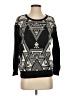 Ecote Graphic Black Pullover Sweater Size S - photo 1