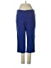 St. John's Bay Solid Blue Casual Pants Size 4 - photo 1