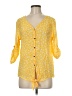 Cocomo Yellow 3/4 Sleeve Blouse Size M - photo 1
