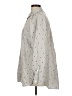 Ann Taylor LOFT Hearts Gray Long Sleeve Button-Down Shirt Size L - photo 5