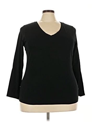 Lord & Taylor 3/4 Sleeve T-Shirt (view 1)