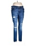 Express Outlet Hearts Blue Jeans Size 10 - photo 1