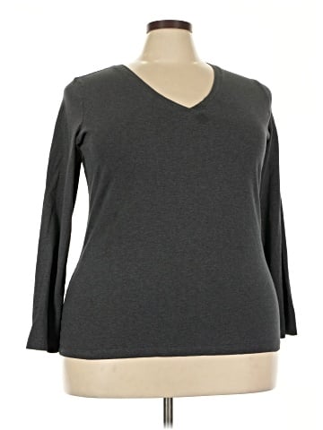 Lord & Taylor 3/4 Sleeve T-Shirt (view 1)