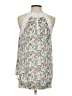 Pale Sky 100% Polyester White Sleeveless Blouse Size S - photo 2