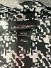 Lane Bryant 100% Polyester Houndstooth Black Short Sleeve Blouse Size 18 - 20 Plus - photo 4