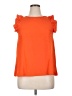 Unbranded 100% Polyester Orange Red Short Sleeve Top Size XL - photo 1
