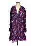 IRO Paisley Purple Cocktail Dress Size 32 - photo 1