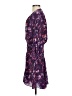 IRO Paisley Purple Cocktail Dress Size 32 - photo 5