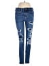 American Eagle Outfitters Graphic Blue Jeans Size 4 - photo 1