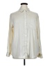 Gap 100% Polyester Color Block Ivory Long Sleeve Blouse Size XL - photo 1