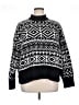 Old Navy Print Black Turtleneck Sweater Size XL - photo 1