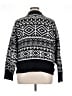 Old Navy Print Black Turtleneck Sweater Size XL - photo 2