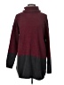 BCBGMAXAZRIA Color Block Burgundy Turtleneck Sweater Size L - photo 1