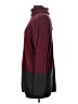 BCBGMAXAZRIA Color Block Burgundy Turtleneck Sweater Size L - photo 5