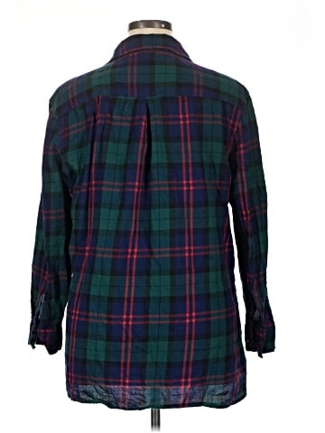 Faded Glory Long Sleeve Button-Down Shirt (view 2)