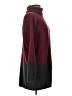 BCBGMAXAZRIA Color Block Burgundy Turtleneck Sweater Size L - photo 4