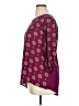 Papermoon 100% Polyester Burgundy 3/4 Sleeve Blouse Size 1X - photo 5