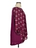 Papermoon 100% Polyester Burgundy 3/4 Sleeve Blouse Size 1X - photo 4