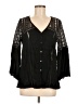 Unbranded Black 3/4 Sleeve Blouse Size M - photo 1