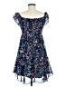 Lulus 100% Polyester Floral Blue Cocktail Dress Size M - photo 2
