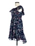 Lulus 100% Polyester Floral Blue Cocktail Dress Size M - photo 5