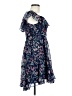 Lulus 100% Polyester Floral Blue Cocktail Dress Size M - photo 4